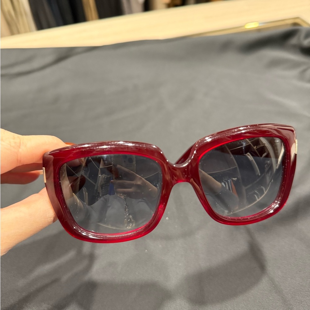 Authentic YSL Elegant Red Sunglasses